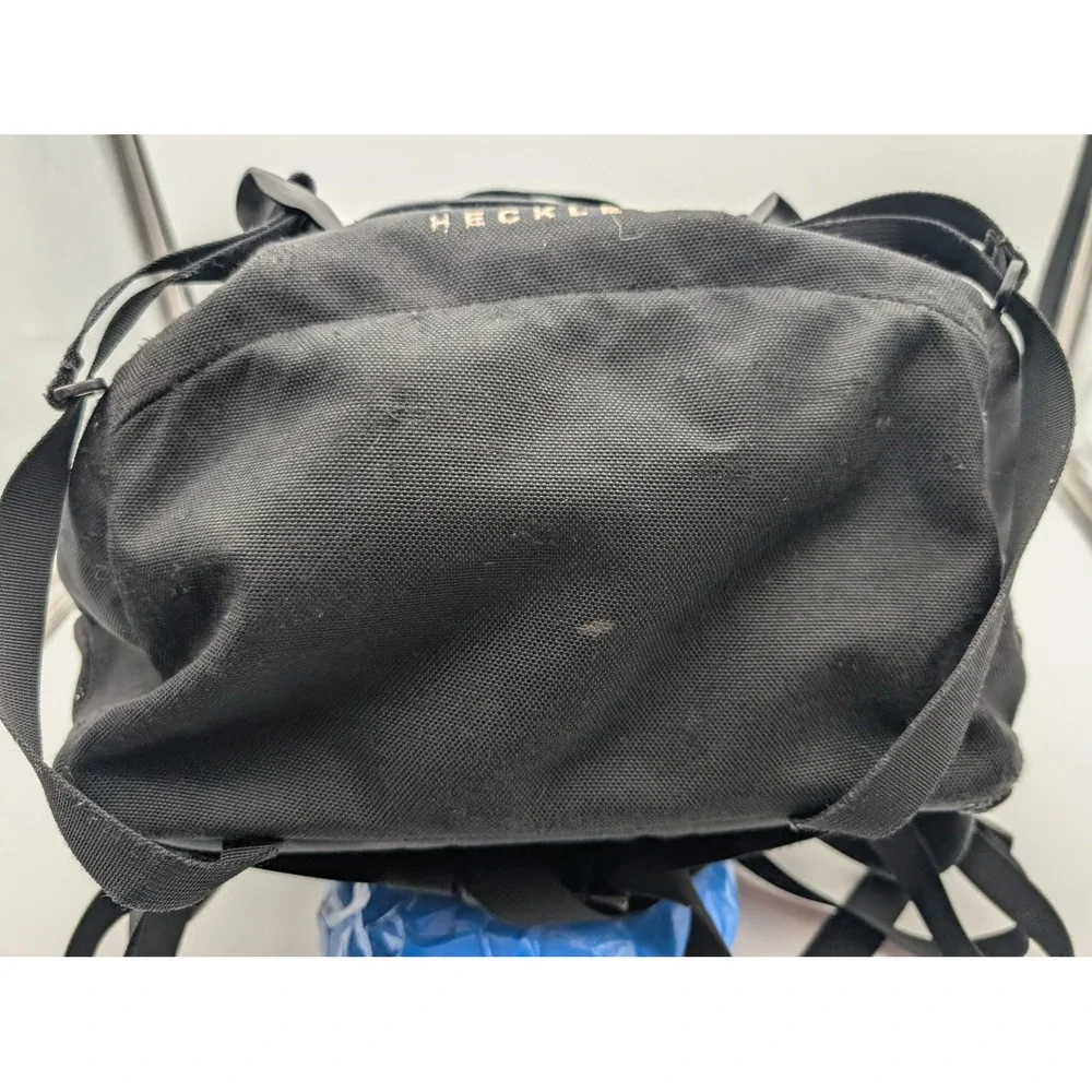 The North Face Heckler Backpack Black Outdoor Hiking Daypack Bag READ!